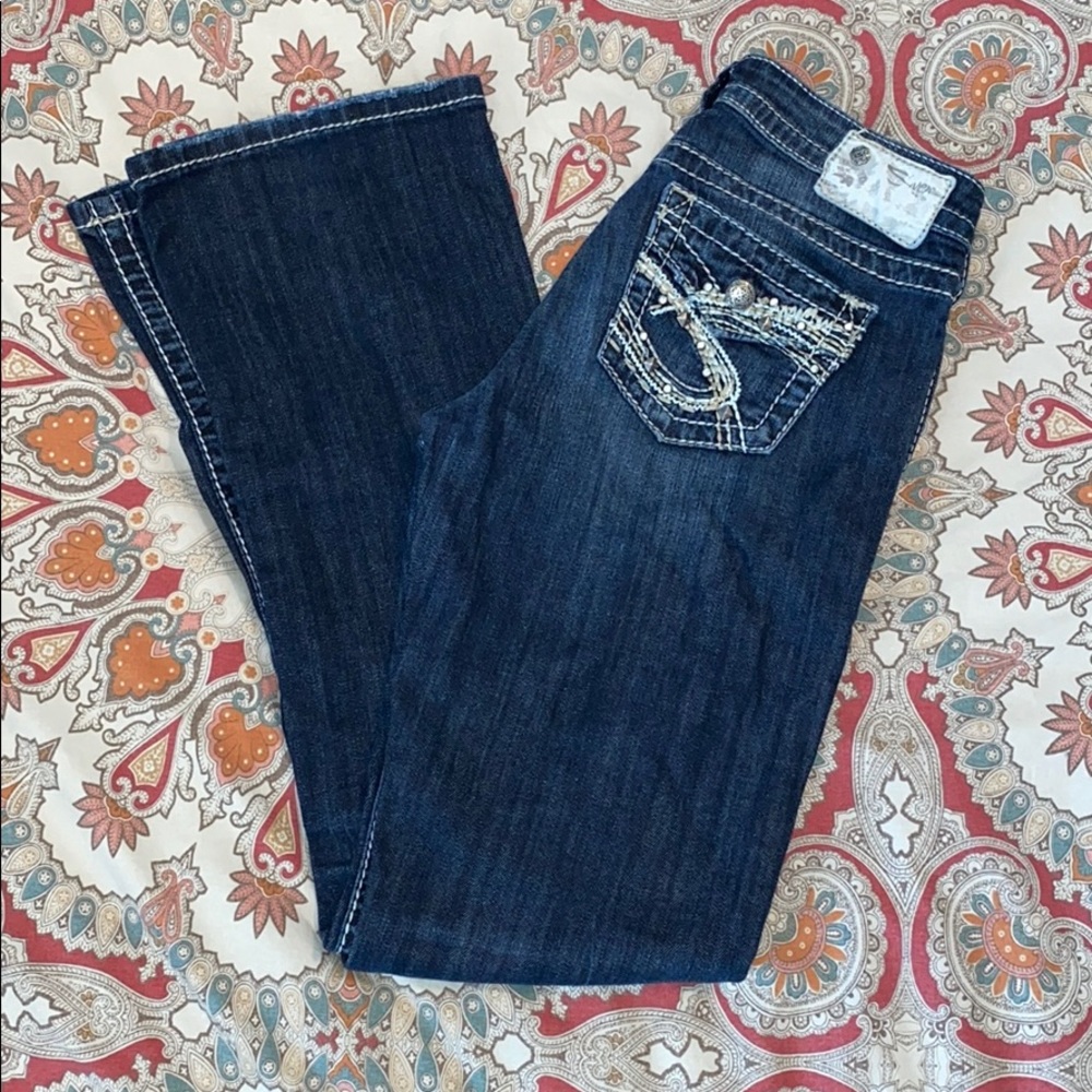 Silver jeans